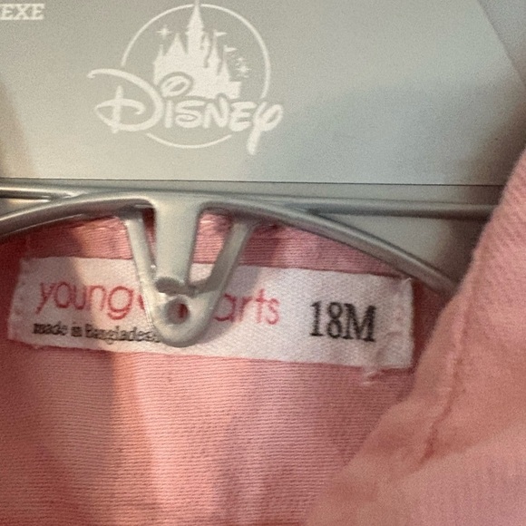 Young Hearts Baby Girl Luxe Military Inspired Denim & Tulle Dress 18M - Picture 3 of 6